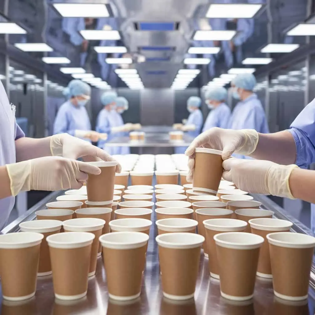 Preventing the spread of viruses with disposable cups