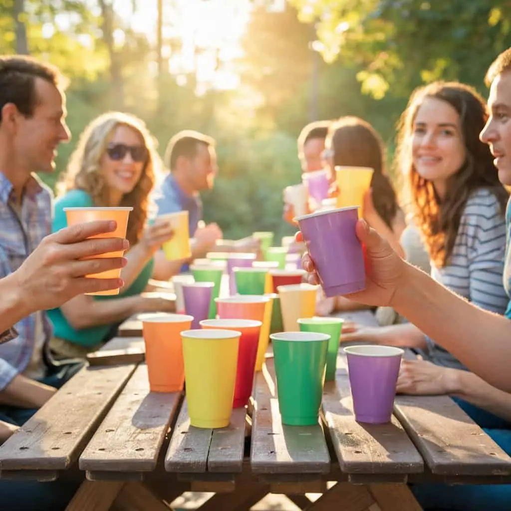 Lightweight and portable disposable cup