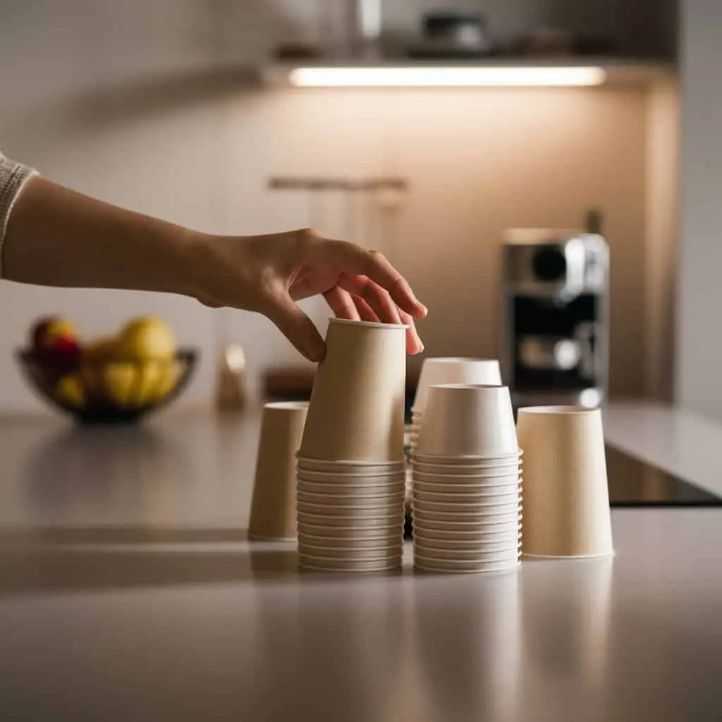 Features of disposable cups